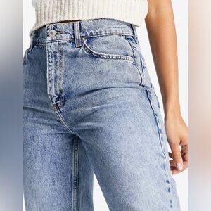 Mango High Rise Blue Jeans